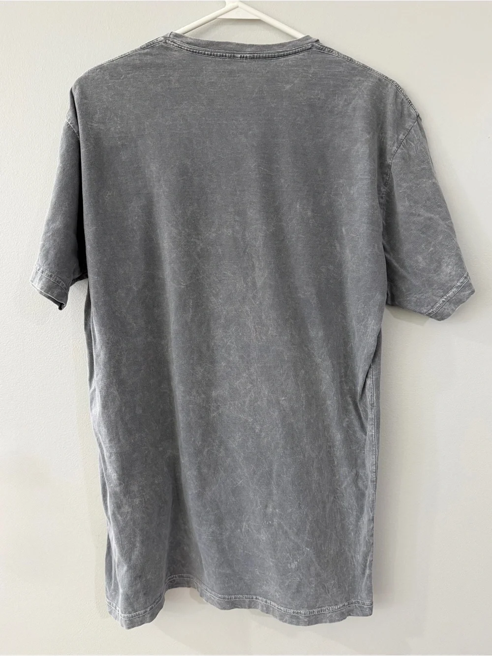 Levi's Gray Distressed Graphic Cotton Crew Neck Short Sleeve Men's Large T-Shirt